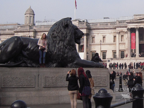 ネルソン記念柱のライオン