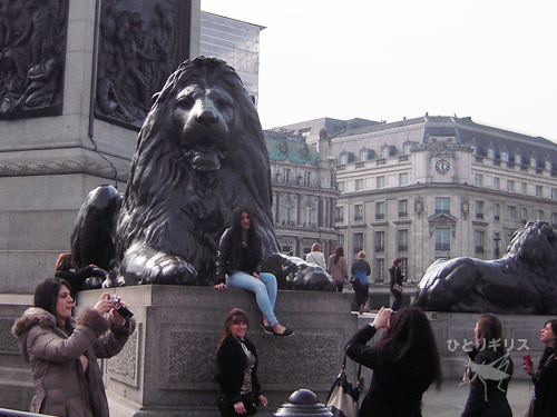 ネルソン記念柱のライオン